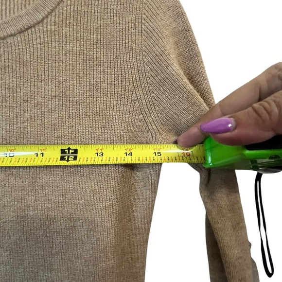 Royal Robbins Westlands Tan Bisque Wool Outdoor Ribbed Long Sleeve Sweater SZ XS - Picture 7 of 13